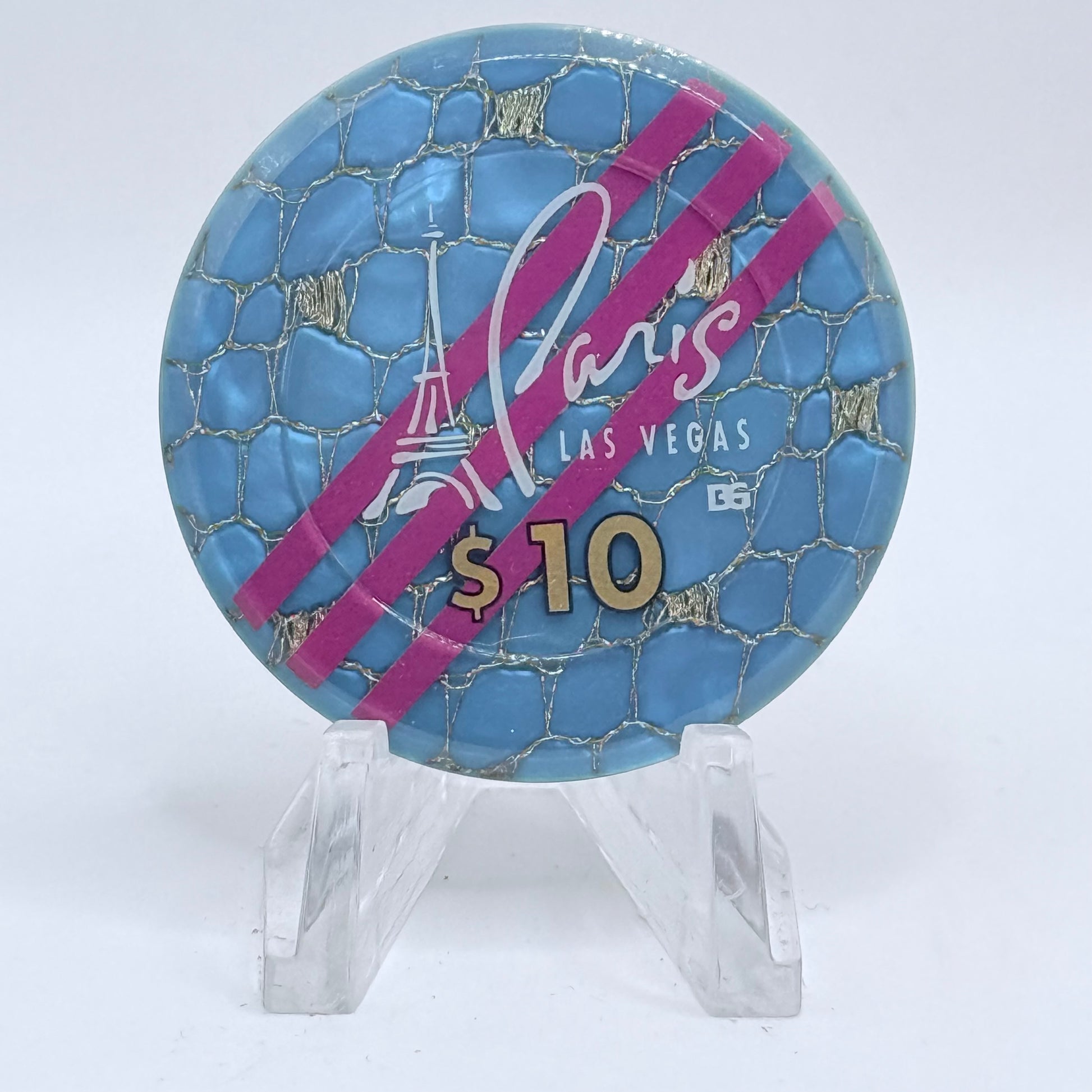 Paris Las Vegas Nevada 1999 $10 Casino Chip V5208