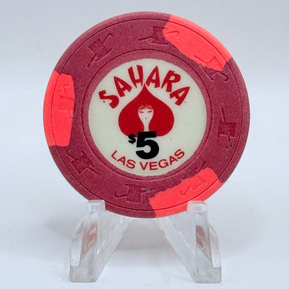 Sahara Las Vegas Nevada 1983 $5 Casino Chip N1295