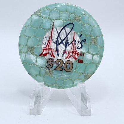 Paris Las Vegas Nevada 1999 $20 Casino Chip V5210