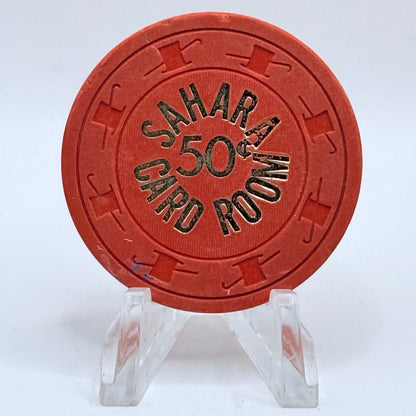 Sahara Las Vegas Nevada 1970s $0.50 Casino Chip N2109.L