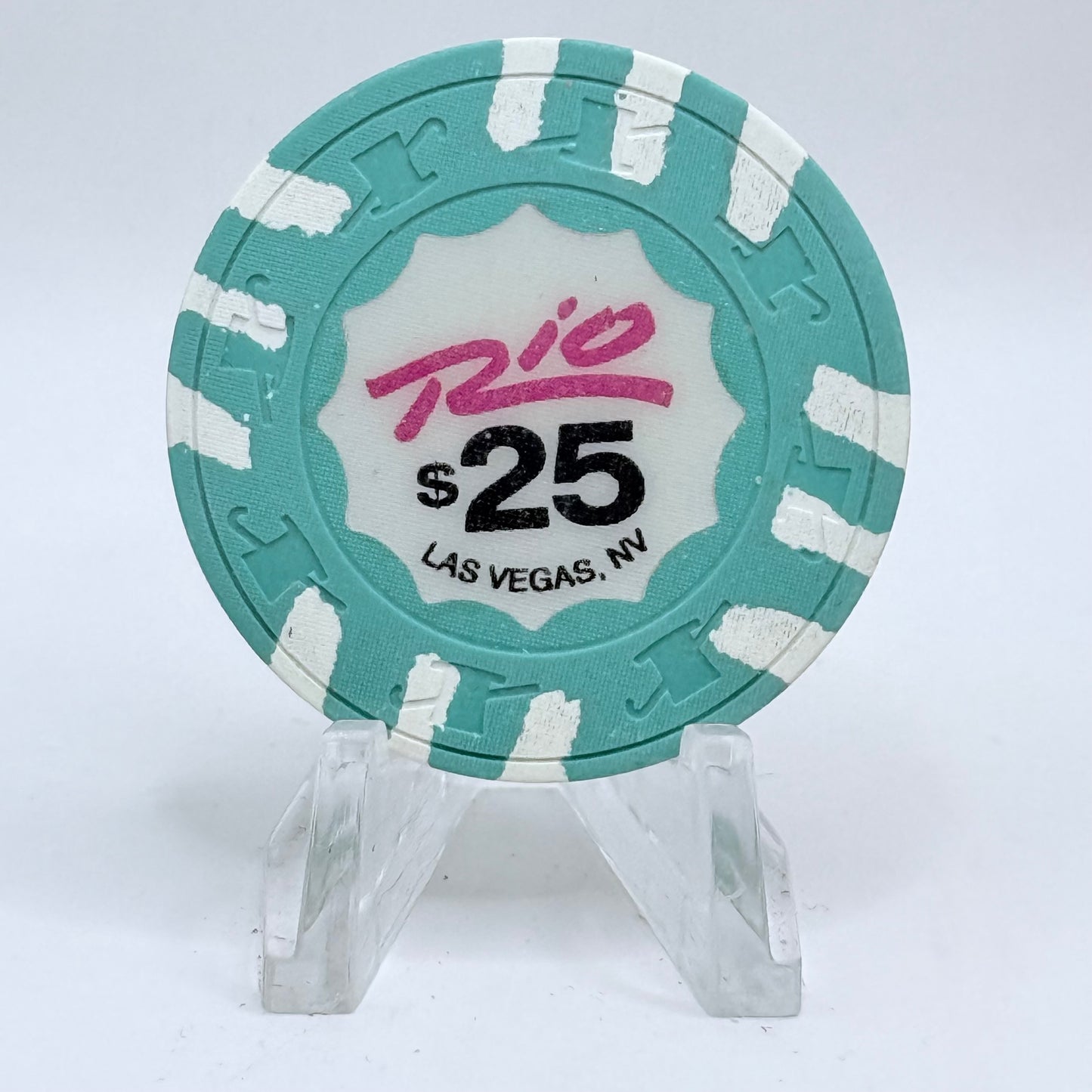 Rio Las Vegas Nevada 1989 $25 Casino Chip N1138