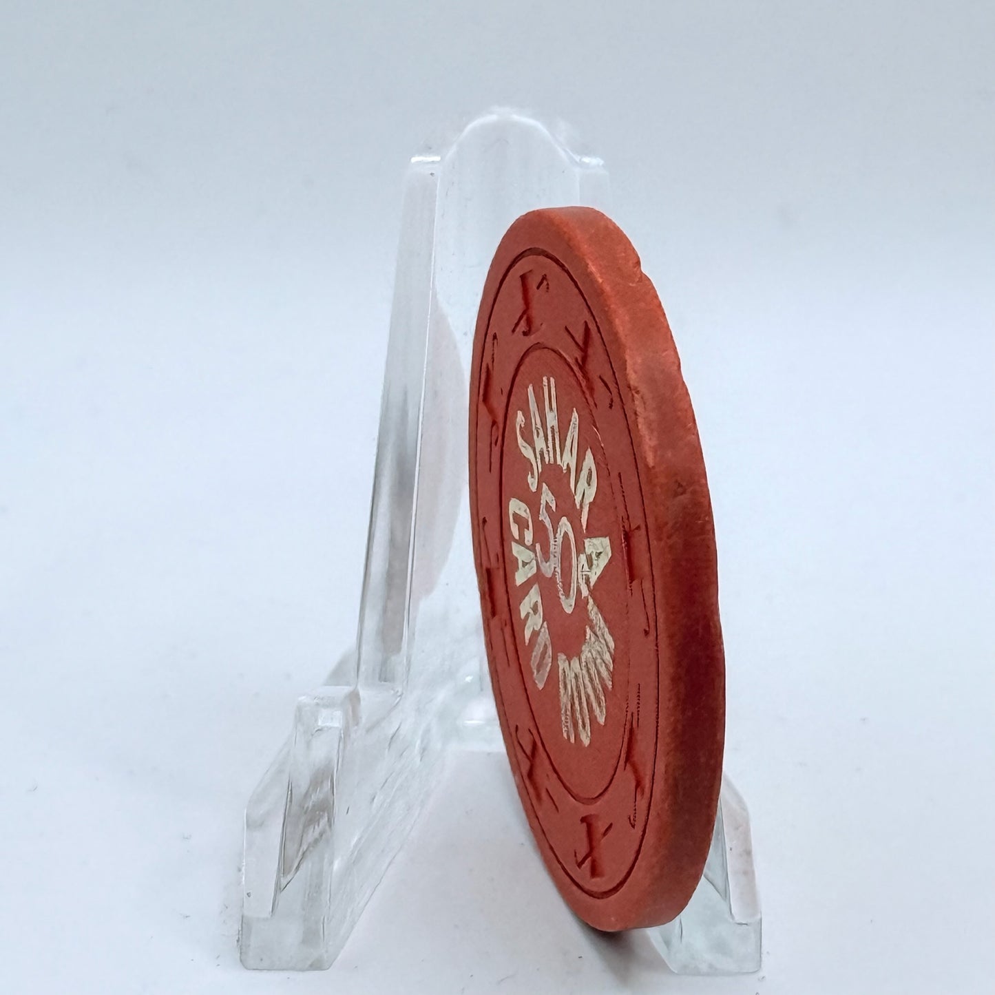 Sahara Las Vegas Nevada 1970s $0.50 Casino Chip N2109.L