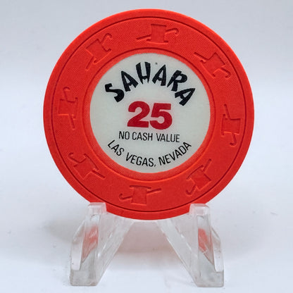 Sahara Las Vegas Nevada 1980s $25 NCV Casino Chip V3350