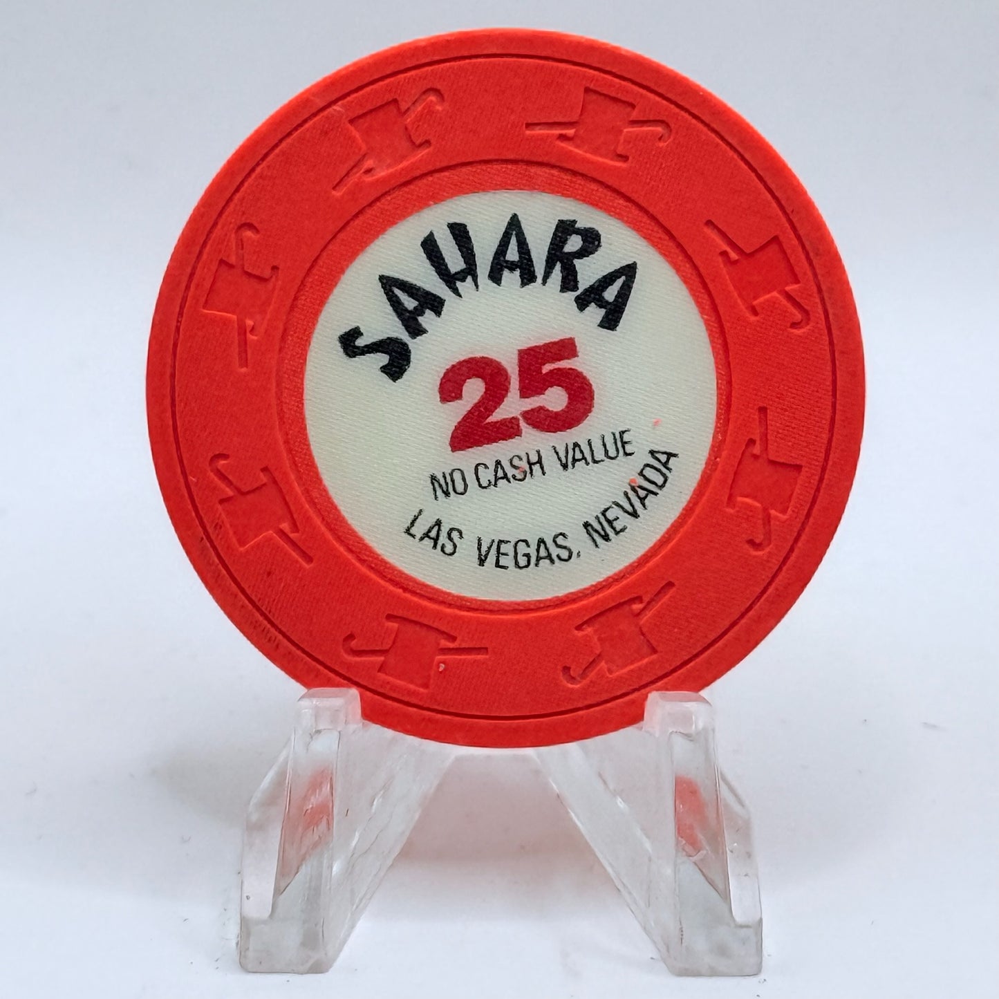 Sahara Las Vegas Nevada 1980s $25 NCV Casino Chip V3350
