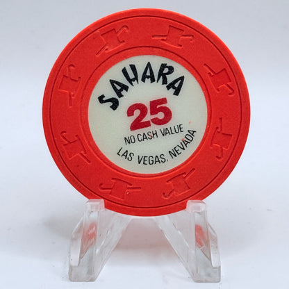 Sahara Las Vegas Nevada 1980s $25 NCV Casino Chip V3350