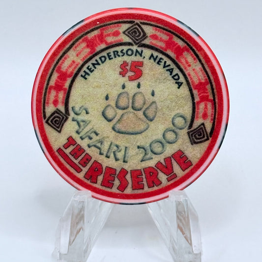 The Reserve Henderson Nevada 1999 LE $5 Casino Chip V5339