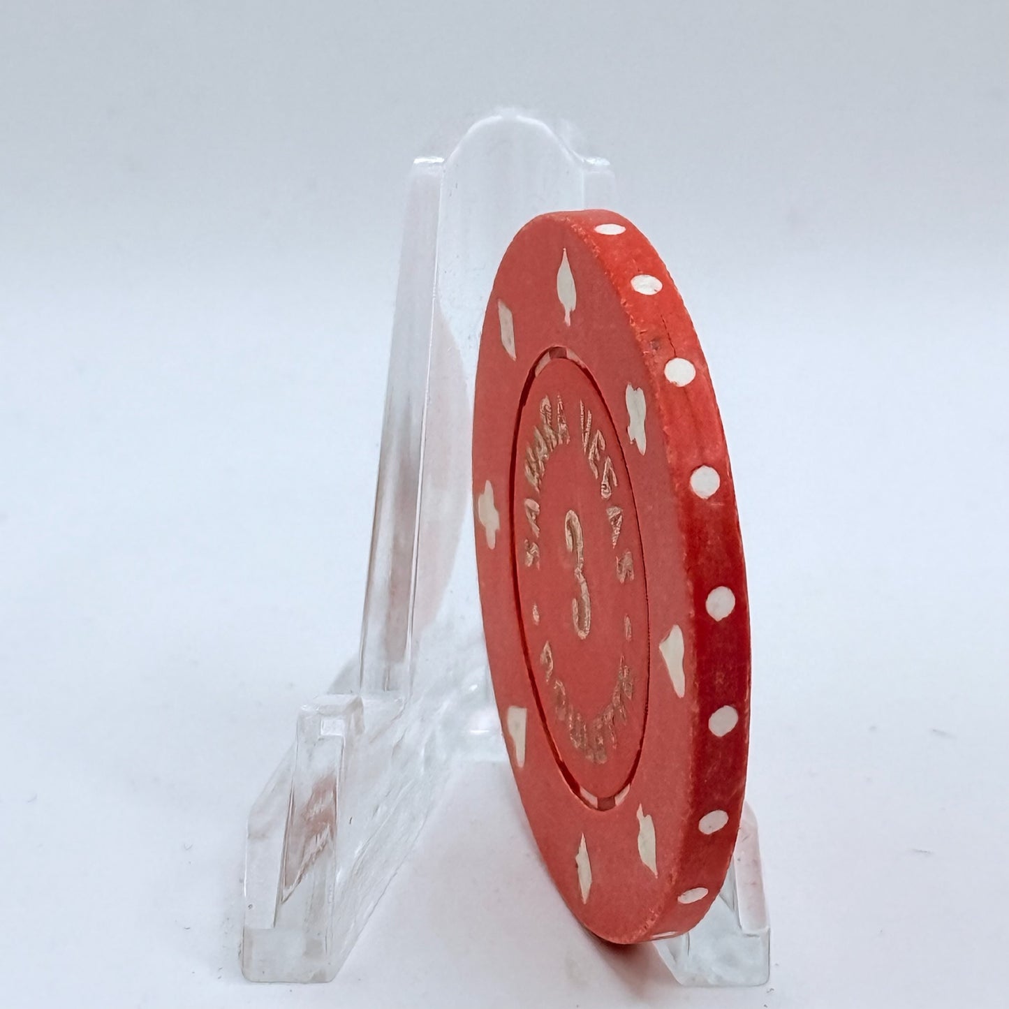 Sahara Las Vegas Nevada 1980s Series 403 Roulette Casino Chip V5437