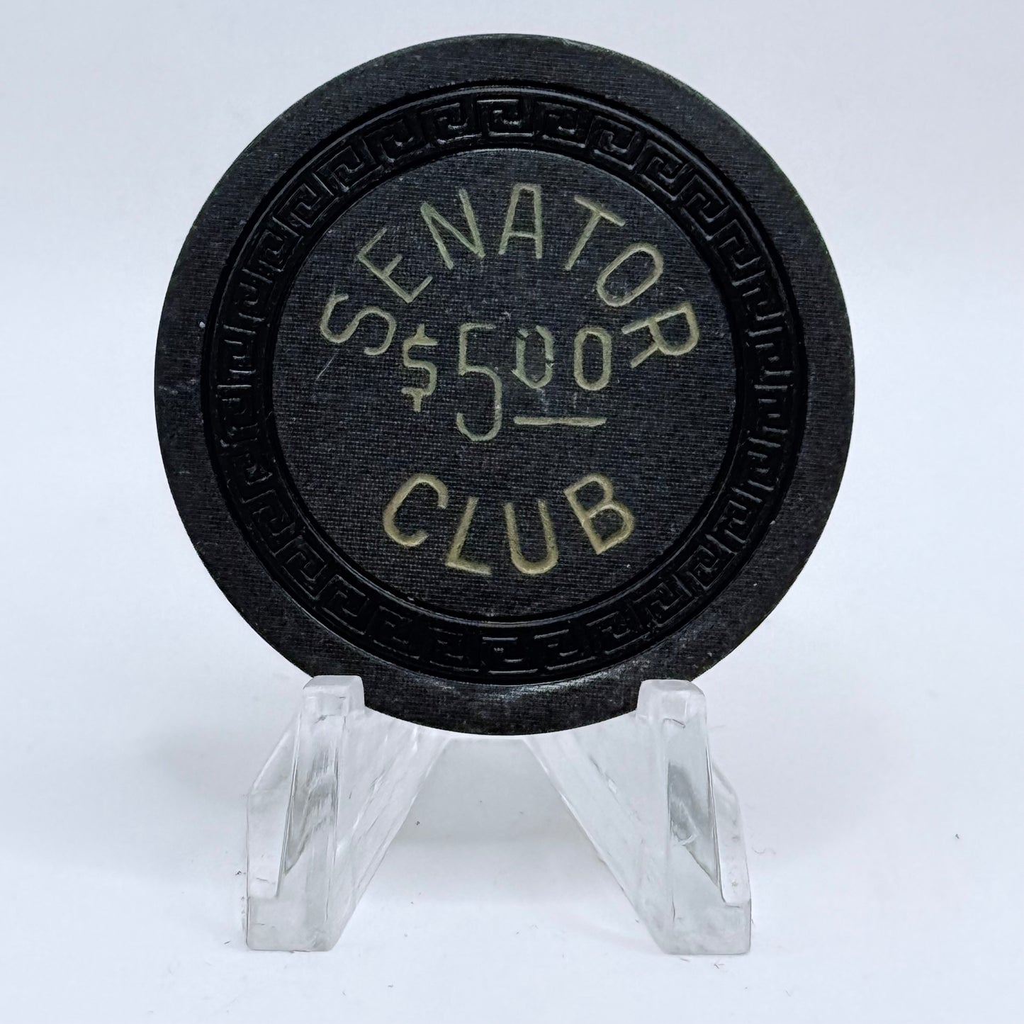 Senator Club Carson City Nevada 1955 $5 Casino Chip V9741