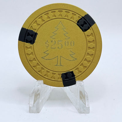 Tahoe Palace Lake Tahoe Nevada 1956 $25 Casino Chip N4859