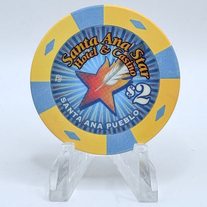 Santa Ana Star Bernalillo New Mexico $2 Casino Chip