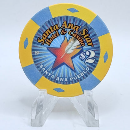 Santa Ana Star Bernalillo New Mexico $2 Casino Chip