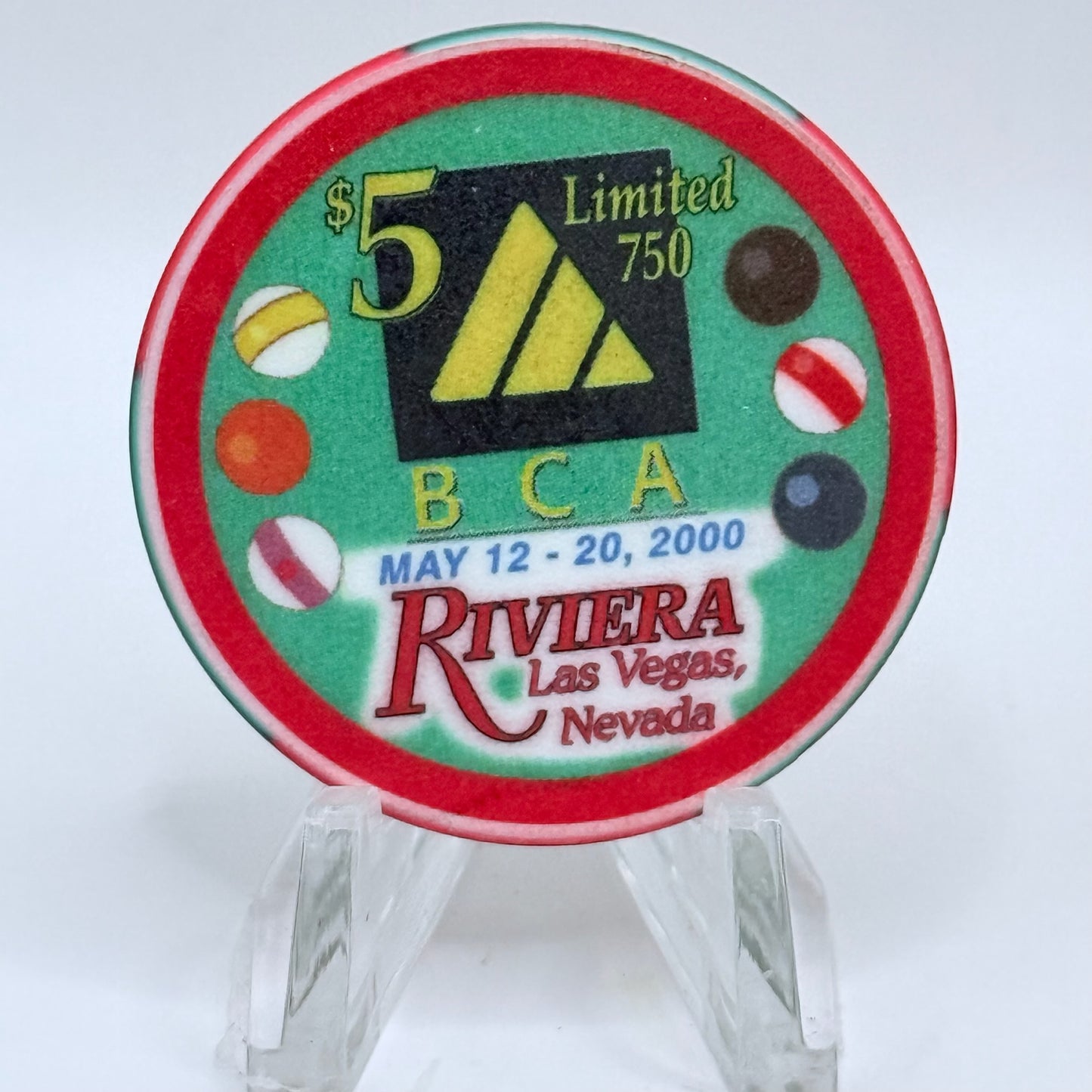 Riviera Las Vegas Nevada 2000 LE $5 Casino Chip