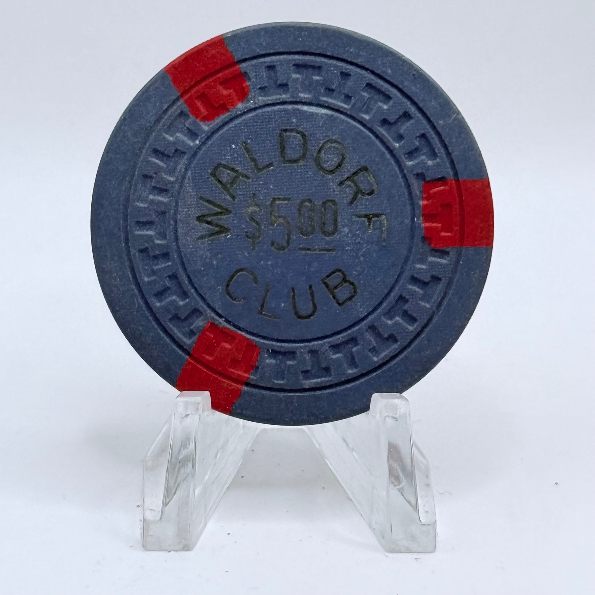 Waldorf Club Reno Nevada 1930s $5 Casino Chip N3400