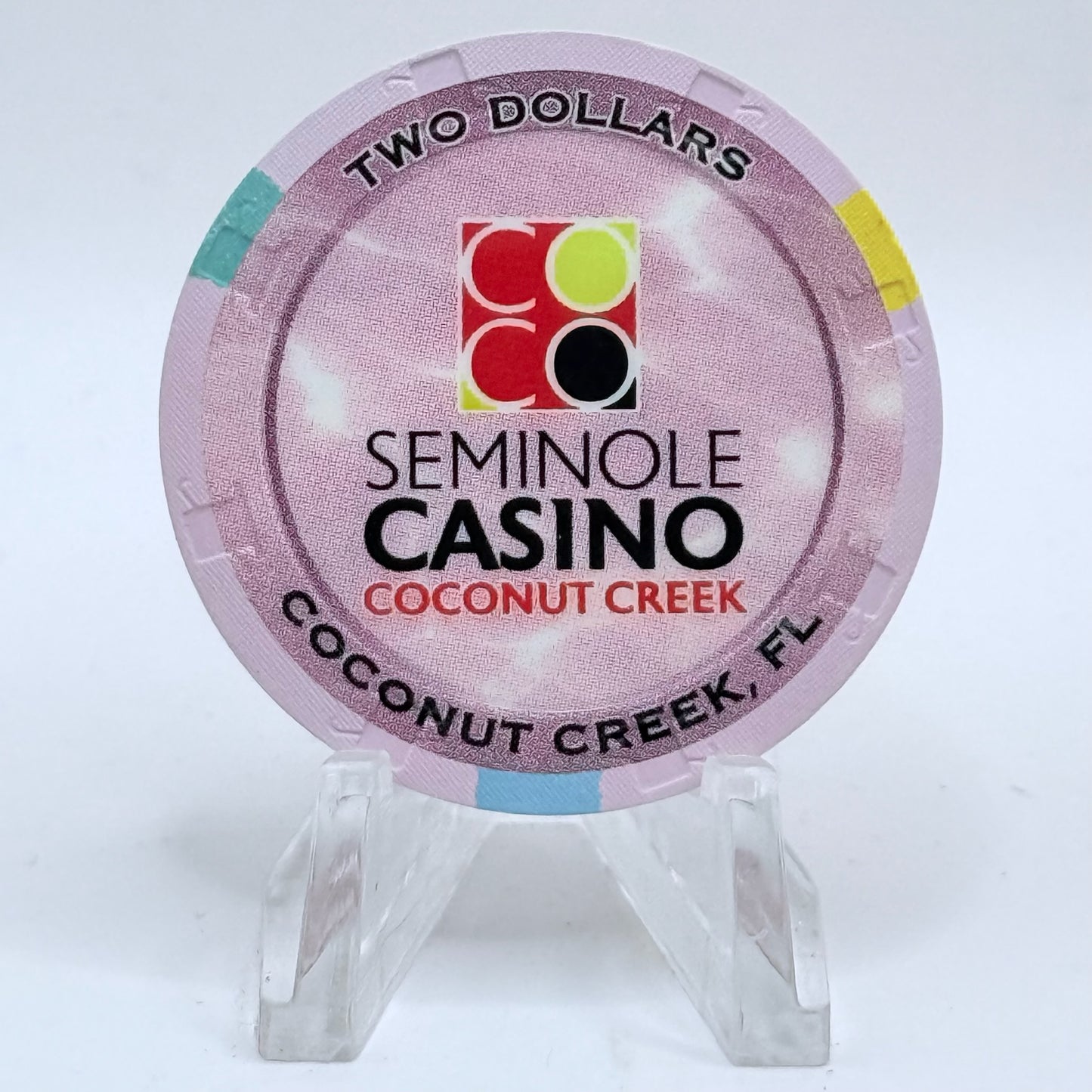 Seminole Indian Casino Coconut Creek Florida 2012 $2 Casino Chip