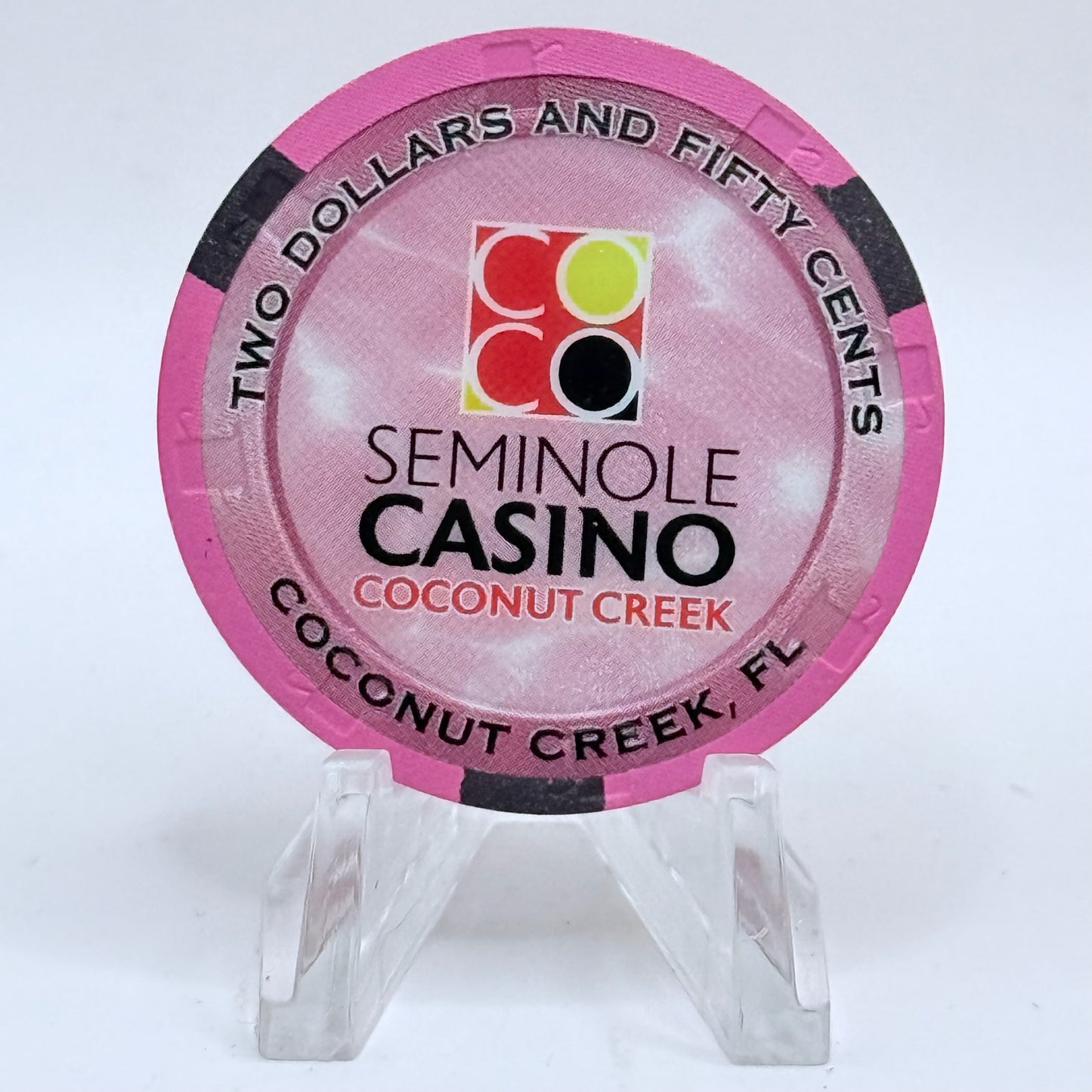 Seminole Indian Casino Coconut Creek Florida 2012 $2.50 Casino Chip
