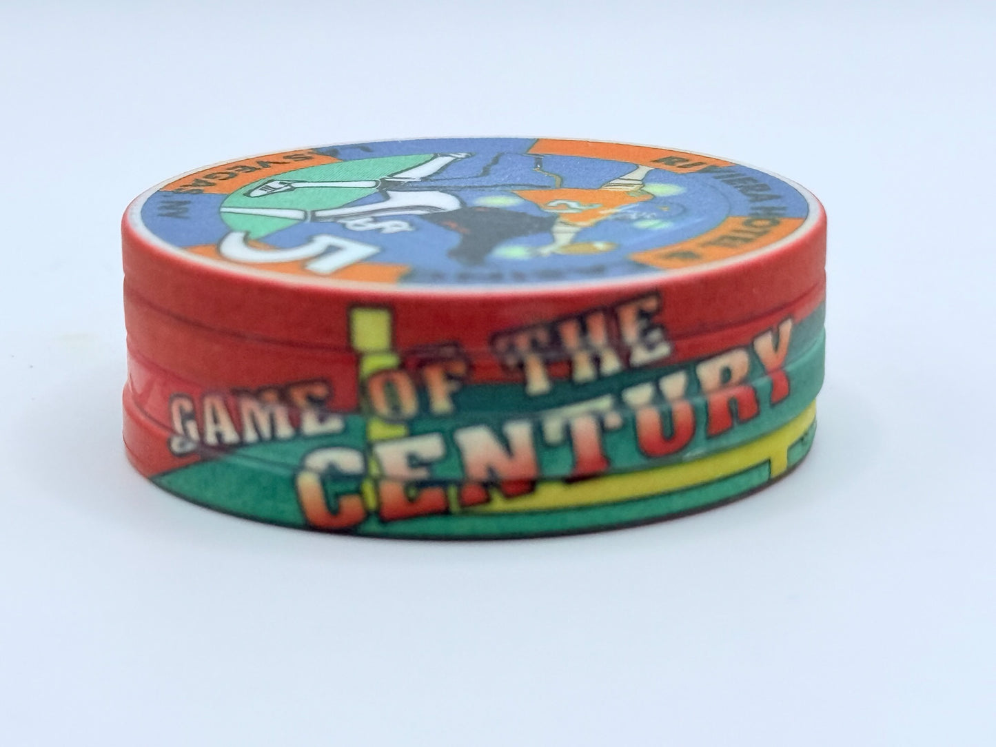 Riviera Las Vegas Nevada 1999 'Game Of The Century - Set of 4' LE $5 Casino Chip