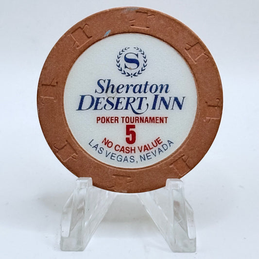 Sheraton Desert Inn Las Vegas Nevada 1993 $5 NCV Casino Chip N8149
