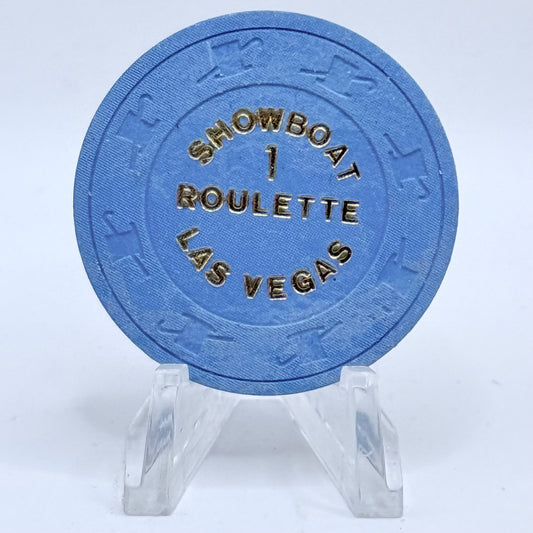 Showboat Las Vegas Nevada 1970s Series 231 Roulette Casino Chip N2146