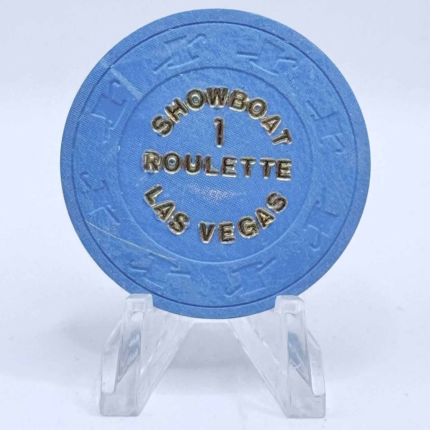 Showboat Las Vegas Nevada 1970s Series 231 Roulette Casino Chip N2146