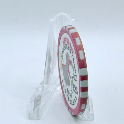 Showboat Las Vegas Nevada 1995 'Happy New Year' LE $25 Casino Chip N0507