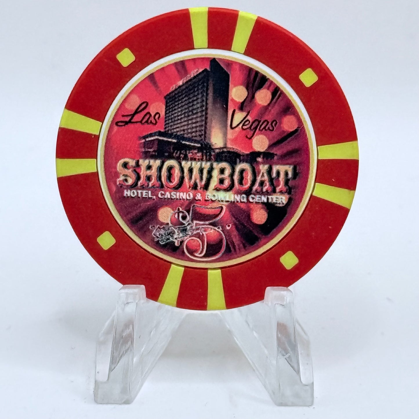 Showboat Las Vegas Nevada 1999 'Sailing Into The 21st Century' LE $5 Casino Chip V5548