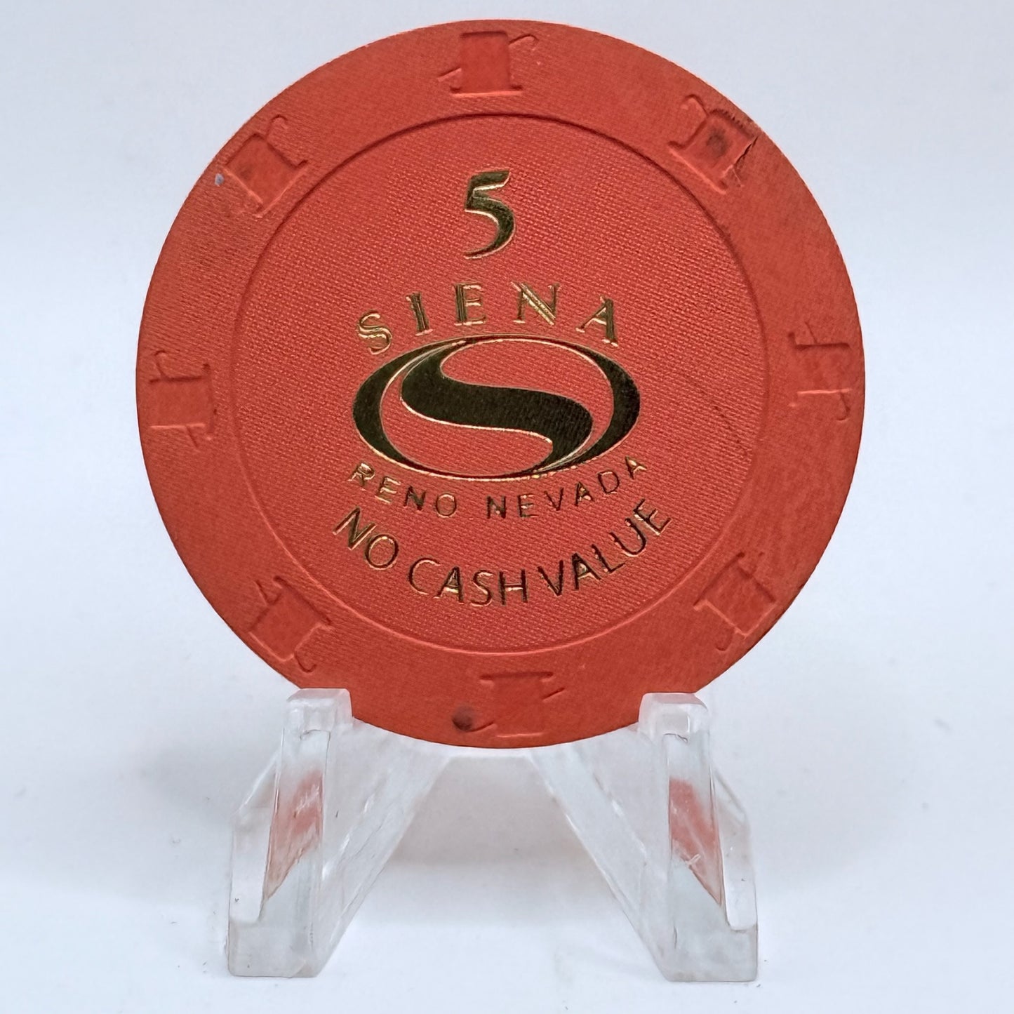 Siena Reno Nevada Series 11 Roulette Casino Chip