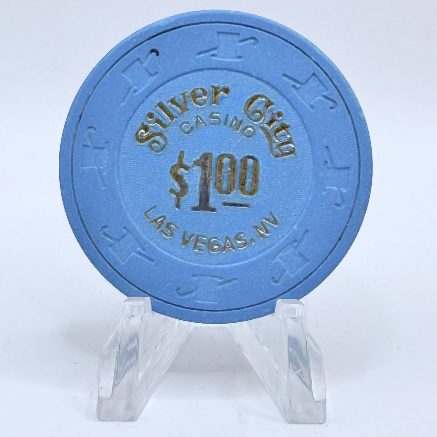 Silver City Las Vegas Nevada 1990s $1 Casino Chip N2876