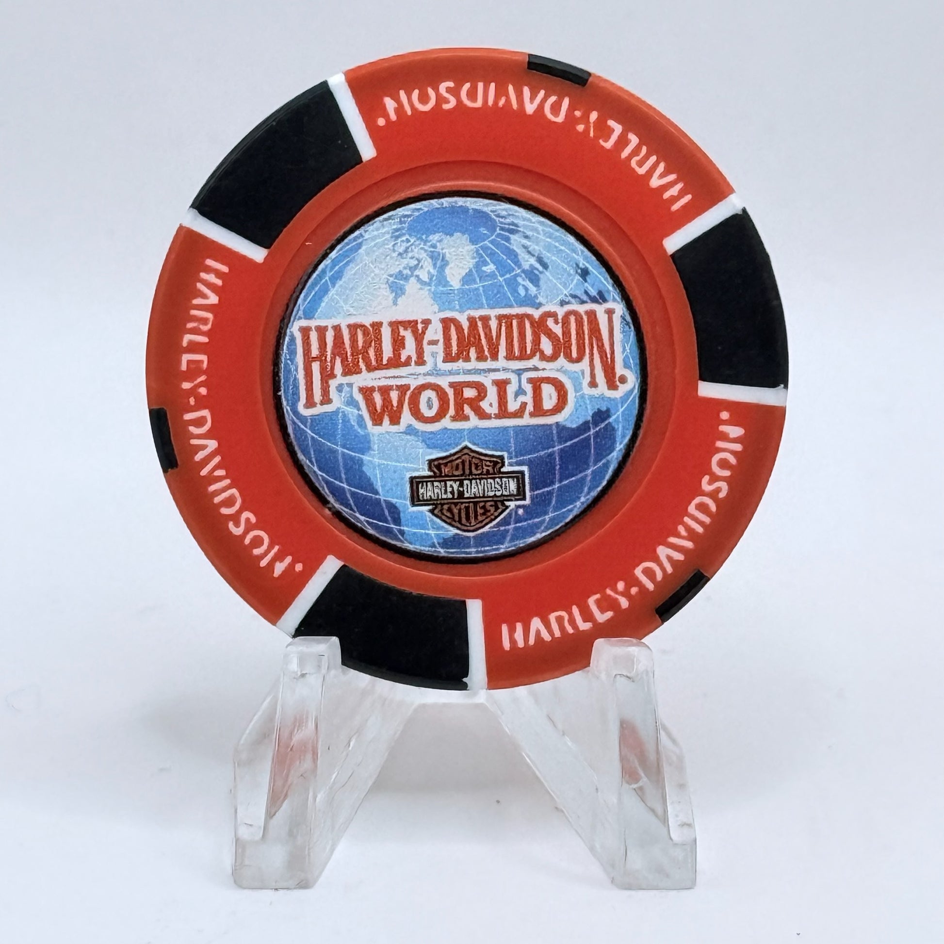 Harley-Davidson - World Oklahoma City Oklahoma Series 4 Advertising Chips