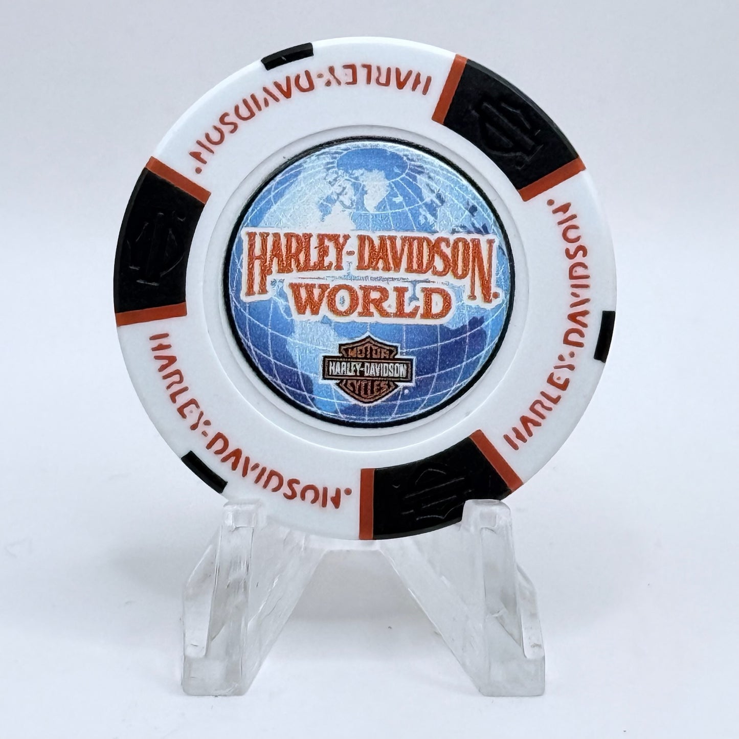 Harley-Davidson - World Oklahoma City Oklahoma Series 4 Advertising Chips