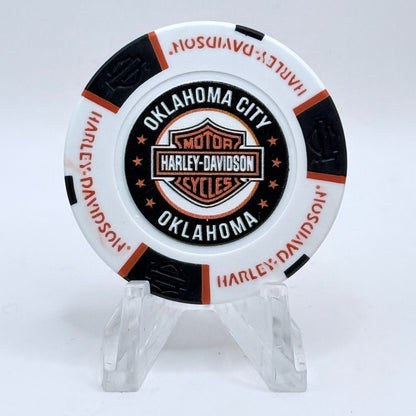 Harley-Davidson - World Oklahoma City Oklahoma Series 4 Advertising Chips