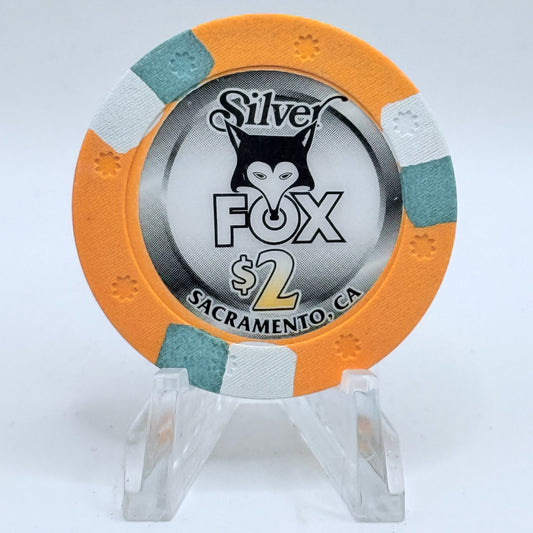 Silver Fox Casino Sacramento California $2 Casino Chip