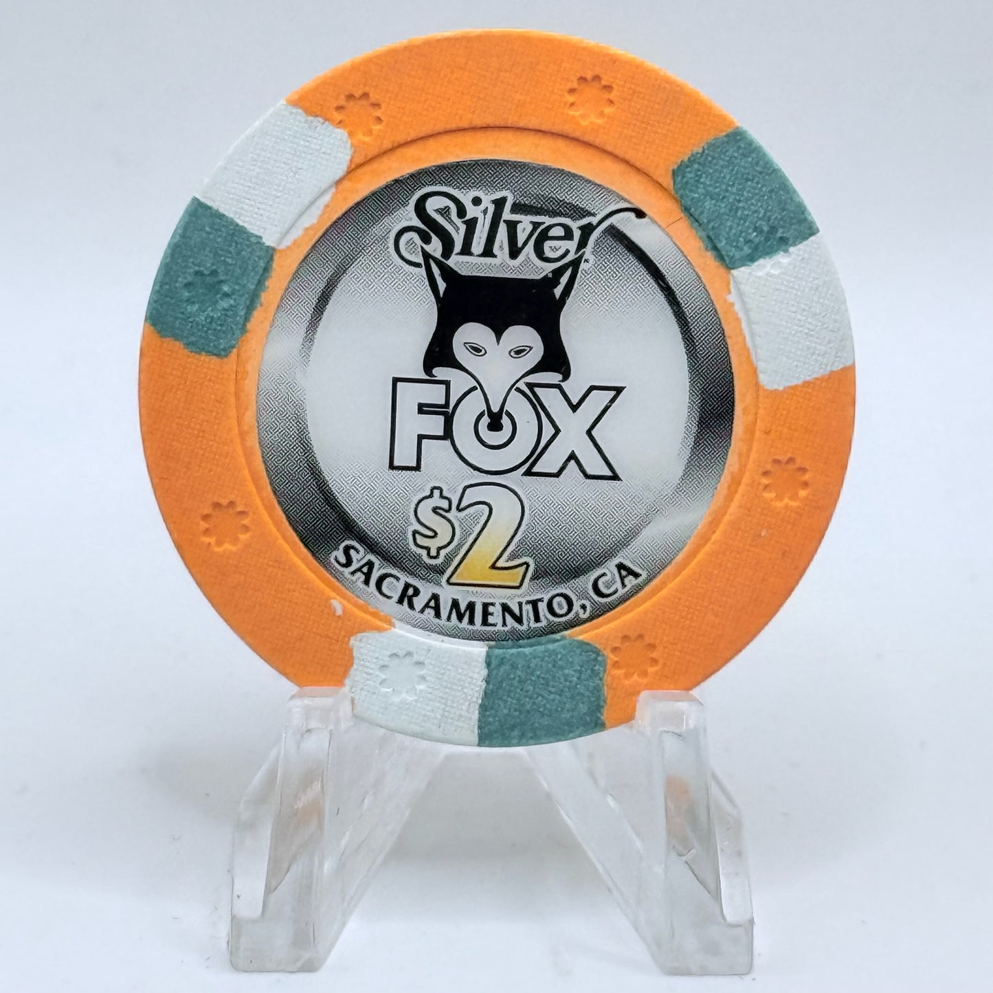 Silver Fox Casino Sacramento California $2 Casino Chip