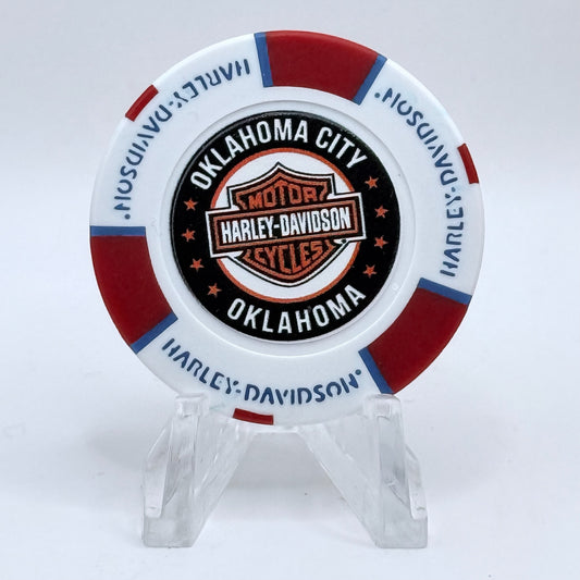 Harley-Davidson - World Oklahoma City Oklahoma Series 4 Advertising Chips