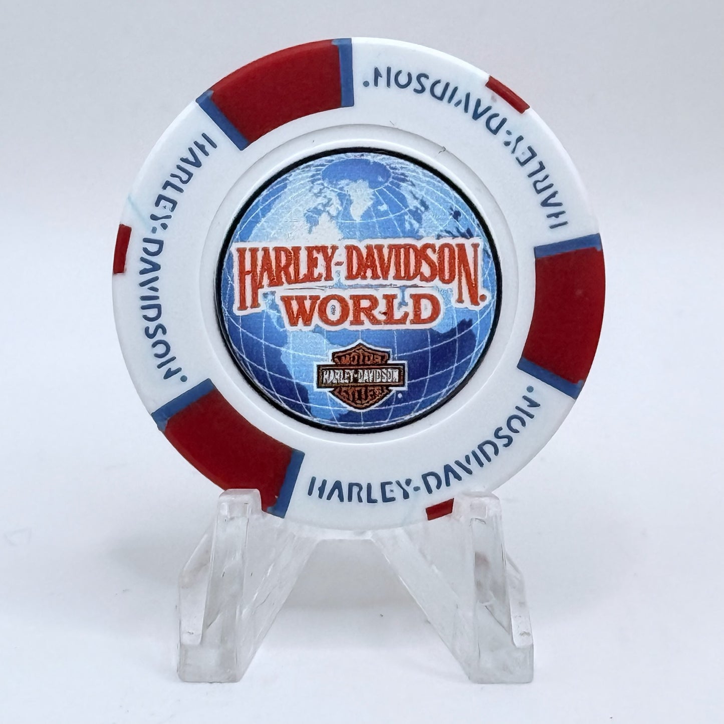 Harley-Davidson - World Oklahoma City Oklahoma Series 4 Advertising Chips