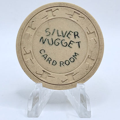 Silver Nugget N. Las Vegas Nevada 1960s $1 NCV Casino Chip N2890