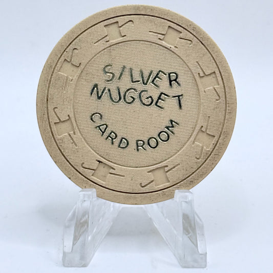 Silver Nugget N. Las Vegas Nevada 1960s $1 NCV Casino Chip N2890