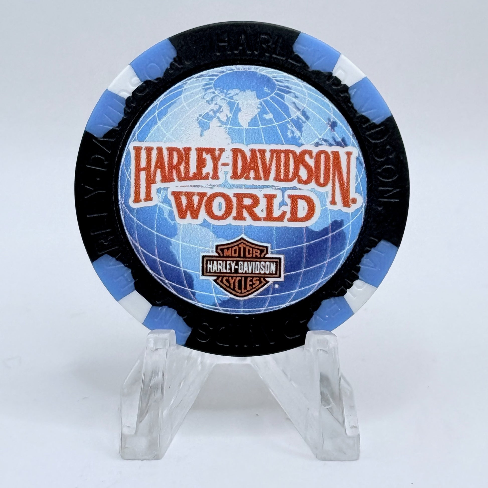 Harley-Davidson - World Oklahoma City Oklahoma Series 4 Advertising Chips