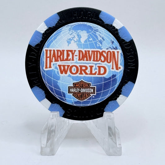 Harley-Davidson - World Oklahoma City Oklahoma Series 4 Advertising Chips