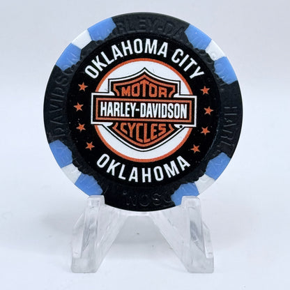 Harley-Davidson - World Oklahoma City Oklahoma Series 4 Advertising Chips