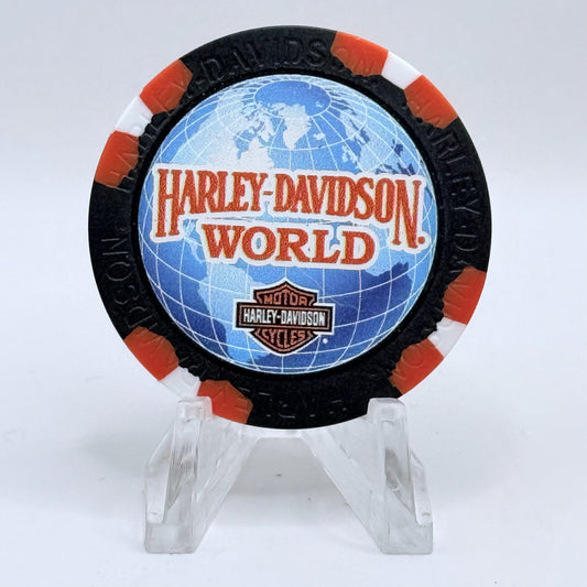 Harley-Davidson - World Oklahoma City Oklahoma Series 4 Advertising Chips