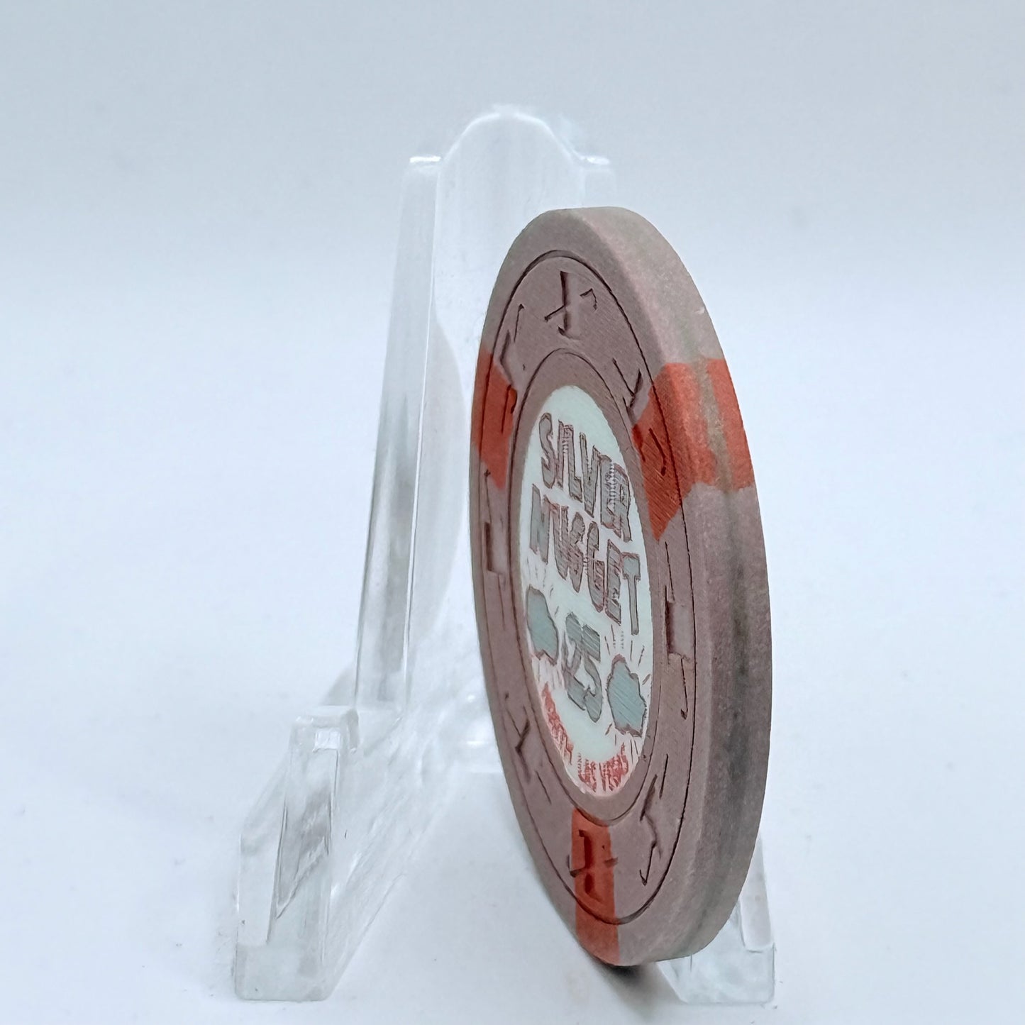 Silver Nugget N. Las Vegas Nevada 1965 $25 Casino Chip N7212