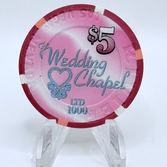 Riviera Las Vegas Nevada 2002 'Wedding Chapel' LE $5 Casino Chip V9656