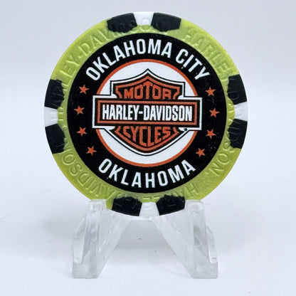 Harley-Davidson - World Oklahoma City Oklahoma Series 4 Advertising Chips