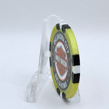 Harley-Davidson - World Oklahoma City Oklahoma Series 4 Advertising Chips