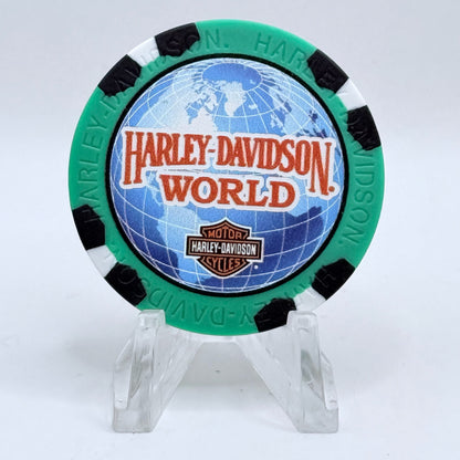 Harley-Davidson - World Oklahoma City Oklahoma Series 4 Advertising Chips