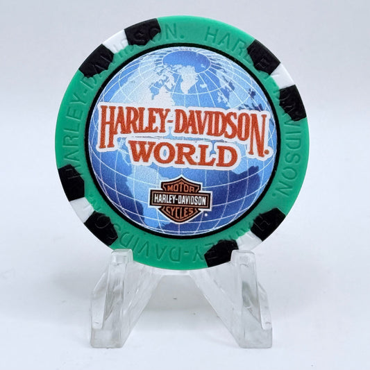 Harley-Davidson - World Oklahoma City Oklahoma Series 4 Advertising Chips