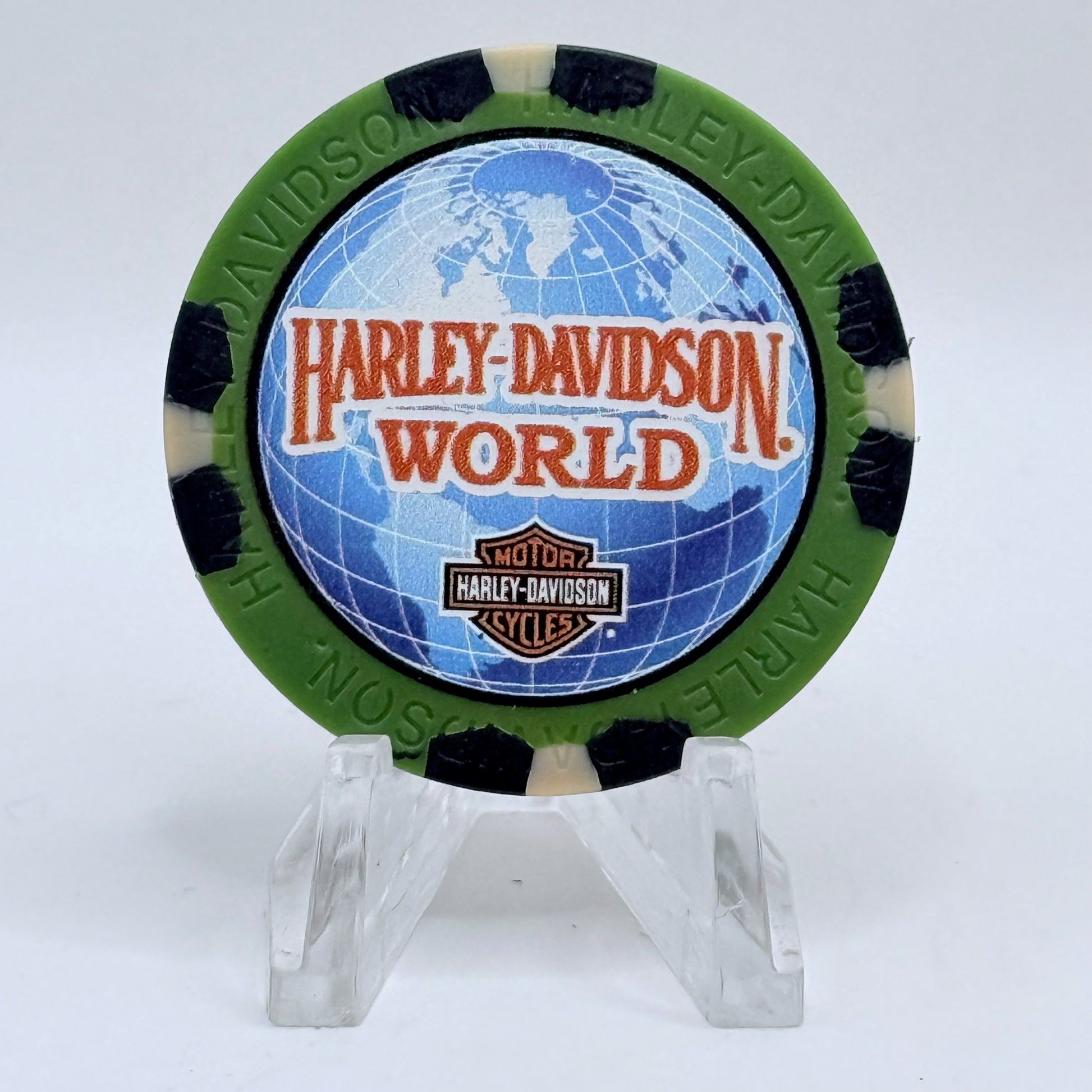 Harley-Davidson - World Oklahoma City Oklahoma Series 4 Advertising Chips