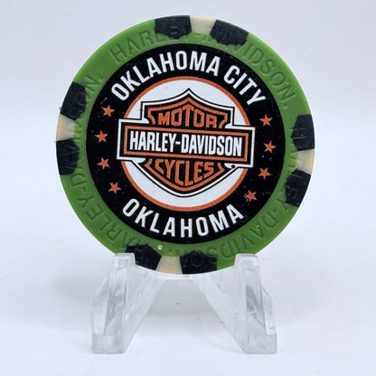 Harley-Davidson - World Oklahoma City Oklahoma Series 4 Advertising Chips