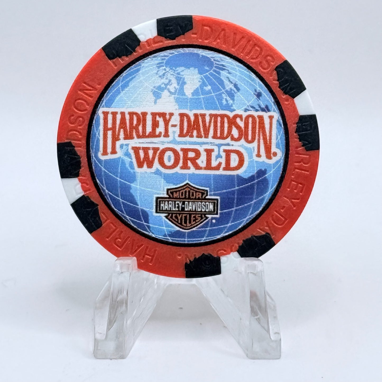 Harley-Davidson - World Oklahoma City Oklahoma Series 4 Advertising Chips