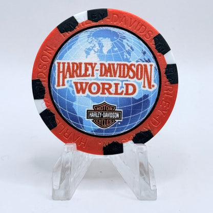 Harley-Davidson - World Oklahoma City Oklahoma Series 4 Advertising Chips
